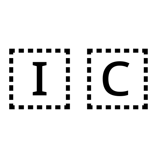 🇮🇨 Emoji Domain black and white Symbola rendering